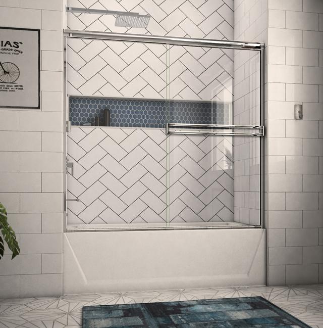 Tub Enclosure — available at X Cabinet & Stone Flagstaff