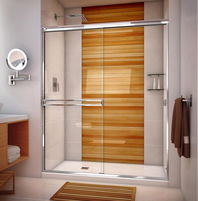 Shower Enclosure — available at X Cabinet & Stone Flagstaff