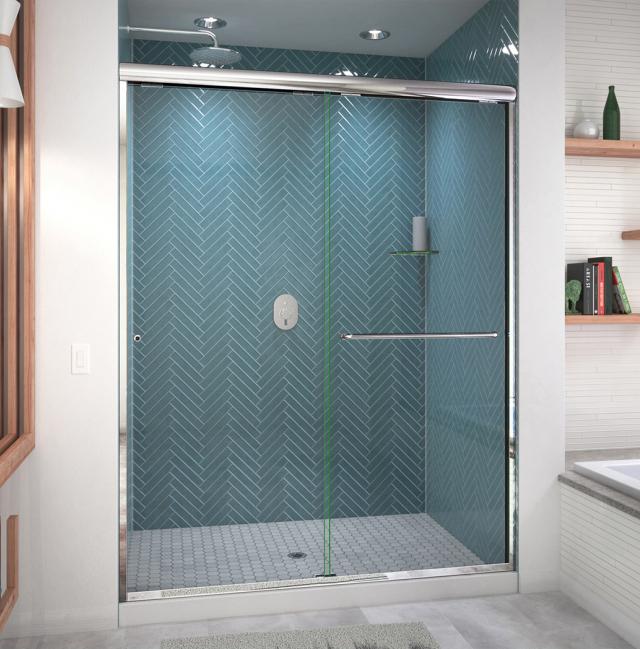 Euro Shower Enclosure — available at X Cabinet & Stone Flagstaff