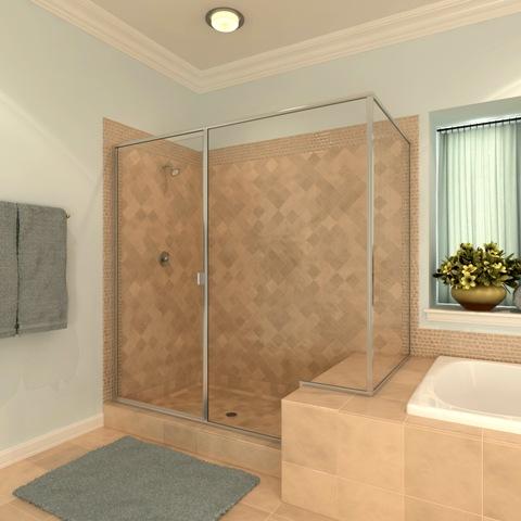 Reversible Door With Inline And 90° — available at X Cabinet & Stone Flagstaff