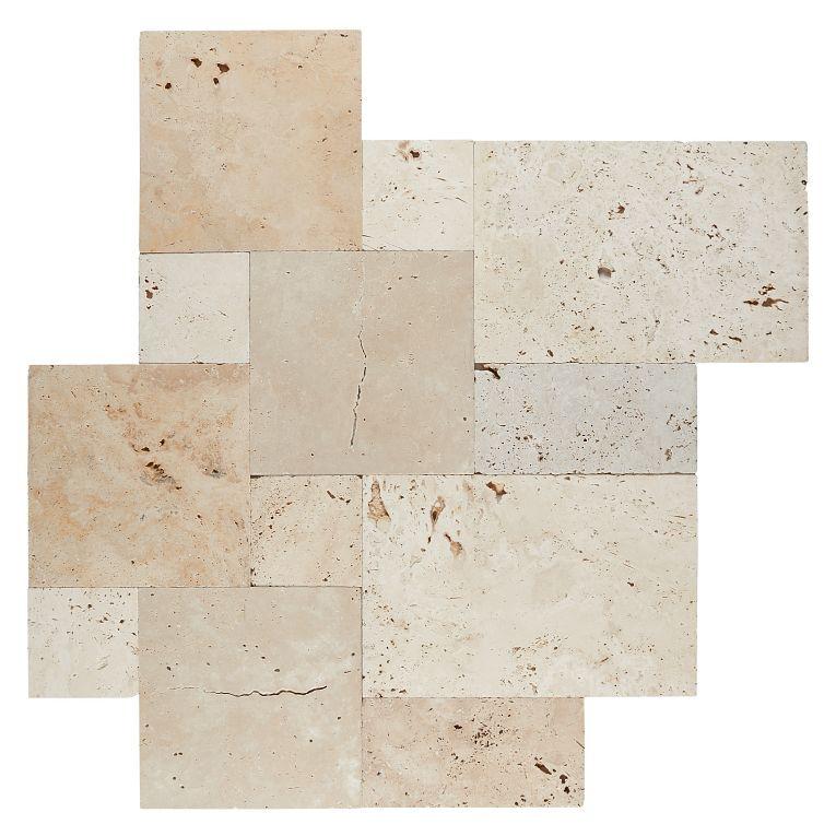 Honey Tumbled Lyon — available at X Cabinet & Stone Flagstaff
