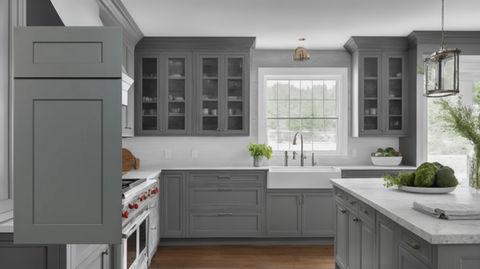 Grey Shaker Cabinet — available at X Cabinet & Stone Flagstaff